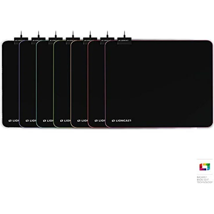 LIONCAST Gaming Glow RGB Mauspad (450 mm x 355 mm) – Bild 3