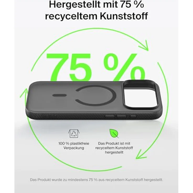 Belkin Grip SheerForce Schutzhülle für iPhone 17 Pro Max, Stossschutz bis 2m, strukturiert, Schwarz – Bild 8