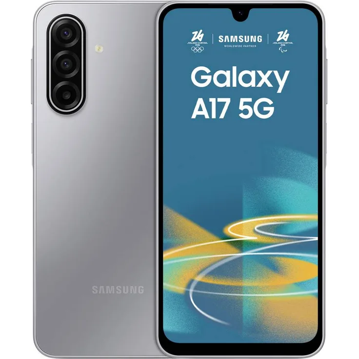 Samsung Galaxy A17 5G, Smartphone mit 128 GB Speicher, 6,7 Zoll Display und 50MP Kamera, Grau