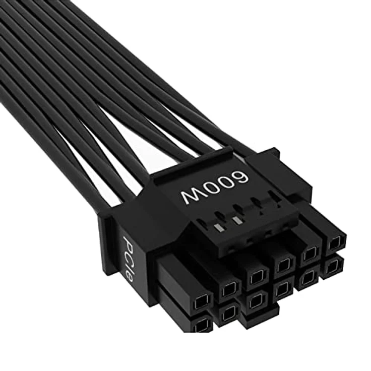 Corsair VGA PCIe5.0 12VHPWR Adapter Kabel (12+4pin) schwarz 600W, 65cm - Preisvergleich – Bild 3