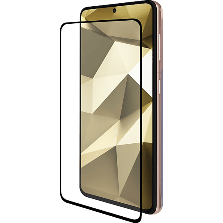 ISY IPG 5130-2.5D Displayschutz, Premium Schutzglas 2.5D für Samsung S21 FE 5G, 9H Härtegrad, Anti-Fingerabdruck, Full Cover