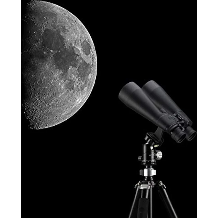 Bresser Optik Fernglas Astro 25 x 70mm Porro, lichtstark mit 25-facher Vergrößerung, schwarz – Bild 6