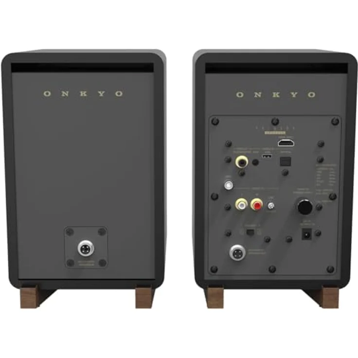 Onkyo Creator Series GX-30ARC, Aktive Regal-Lautsprecher mit 4" Woofer, HDMI ARC, USB-C, Bluetooth 5.3, Schwarz – Bild 4