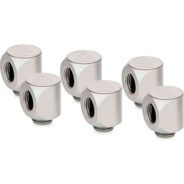 Thermal Grizzly DeltaMate Rotary - 90° drehbar, Matt Nickel, 6-Pack mit Hochgreifendem Kompressionsring – Bild 1