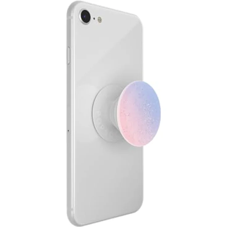 PopSockets PopGrip - Ausziehbarer Sockel und Griff für Smartphones und Tablets mit einem Austauschbarem Top - Glitter Morning Haze – Bild 2