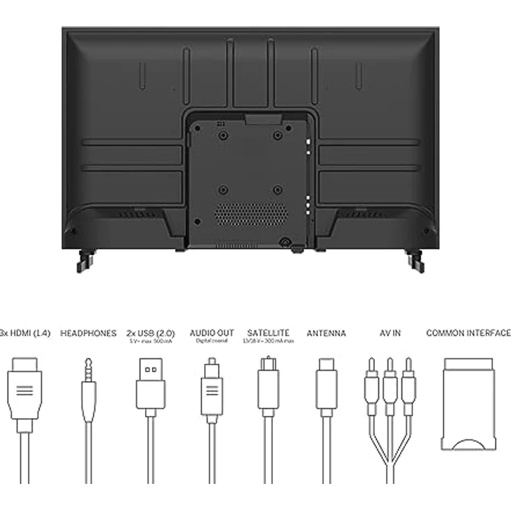 Thomson 32 Zoll (80 cm) Easy TV LED HD Fernseher – 32HD2S13-2023 – Bild 4