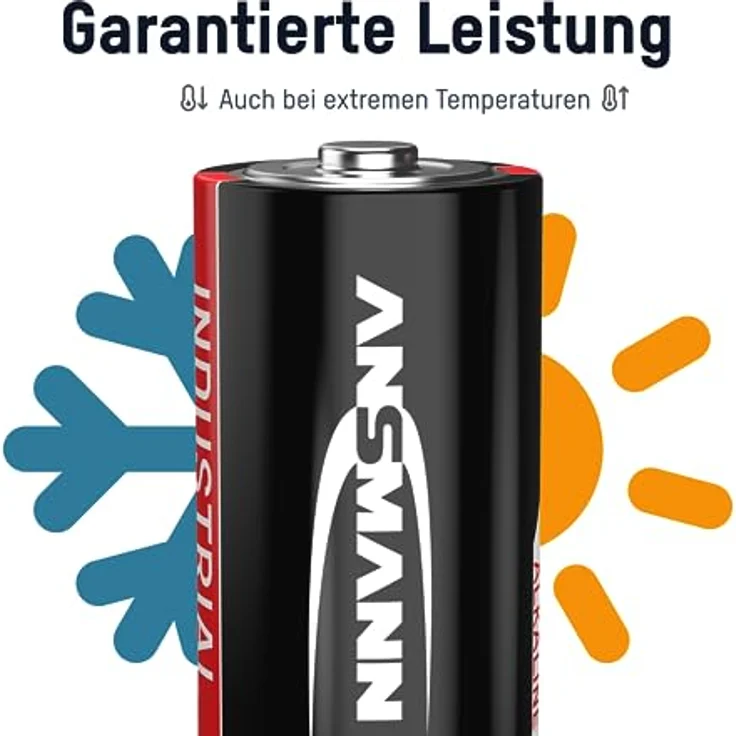 ANSMANN Industrial Alkaline Batterie Baby C LR14 Longlife Alkalibatterie Industriebatterie für hohen Strombedarf (10er Pack) – Bild 5