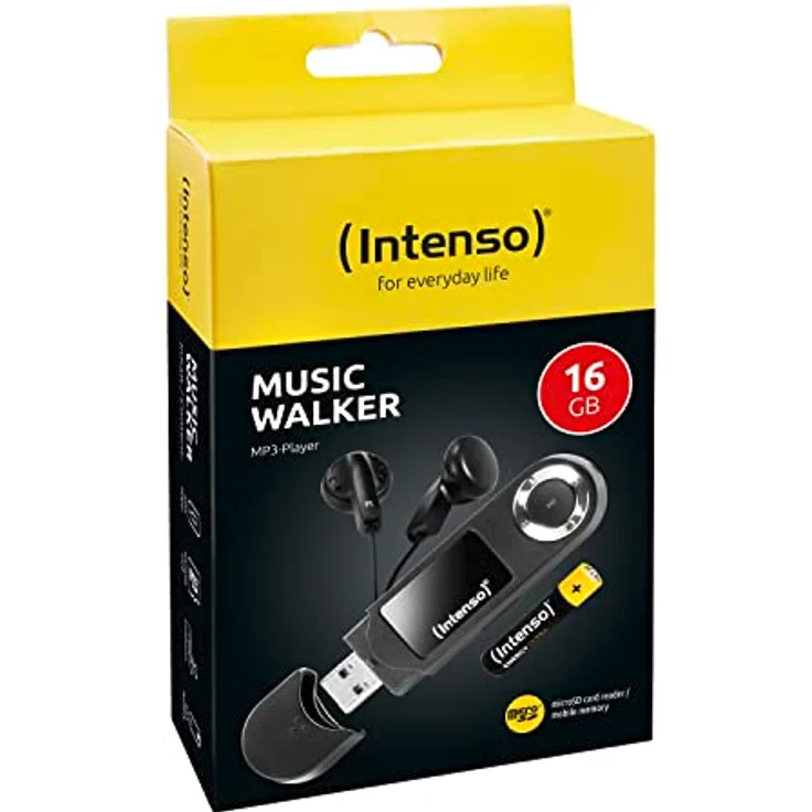 Intenso MP3 Player Music Walker 16GB schwarz – Bild 5