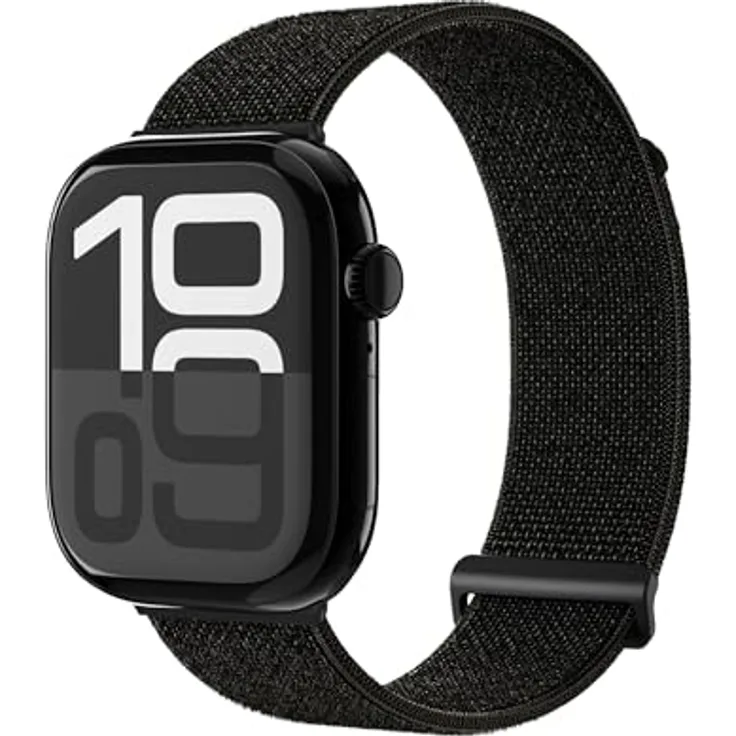 Vonmählen Fitness Loop 2 Armband für Apple Watch 44 | 45 | 46 | 49 mm, Schwarz, versandkostenfrei