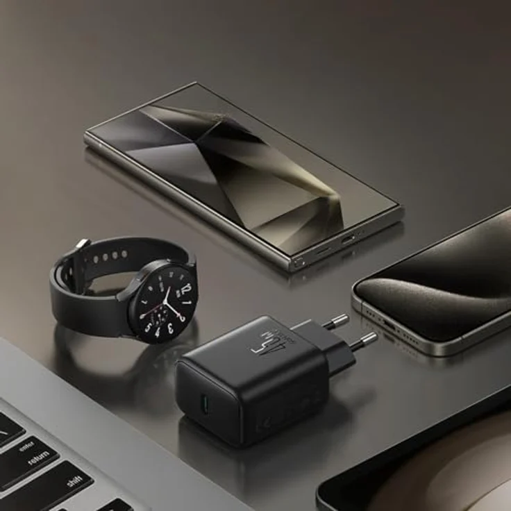 Joyroom JR-TCG13, GaN-Wandladegerät USB-C, 45 W, ultraschnelles Laden, Schwarz – Bild 9