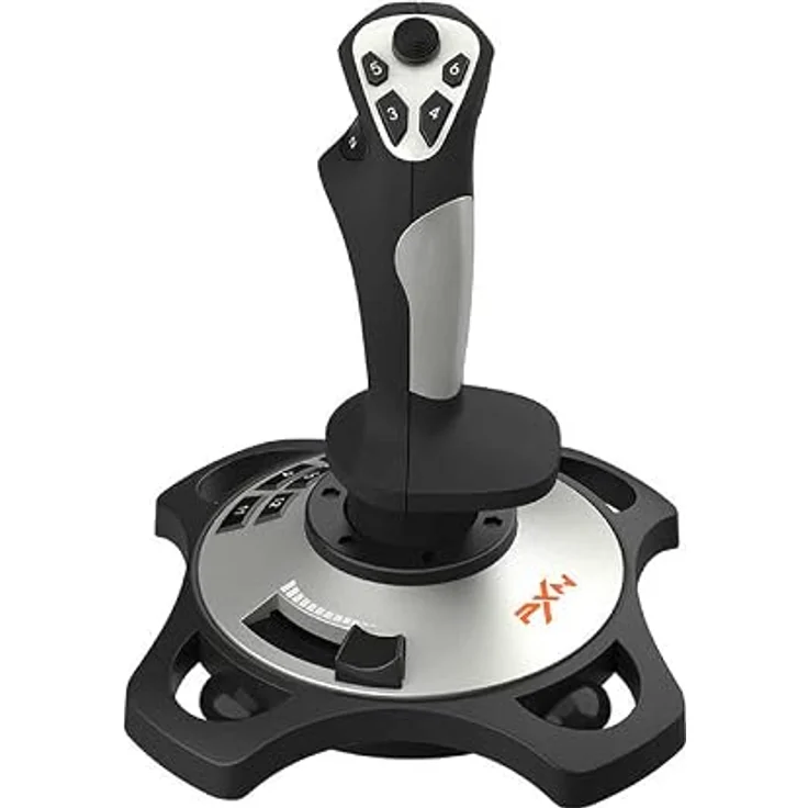 PXN Joystick -2113 PRO, Realistischer Flight Control Joystick mit Vibrationssystem, kompatibel mit Windows XP, 7, 8 und 10 – Bild 2