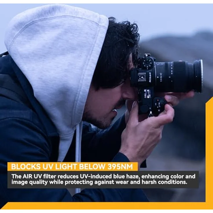 NiSi Air UV Filter Schutzfilter 37mm Kamera Objektiv Filter - 99,9% Lichtdurchlässigkeit, Ultradünner Rahmen, Optisches Glas, Extrem Geringe Reflexion – Bild 5