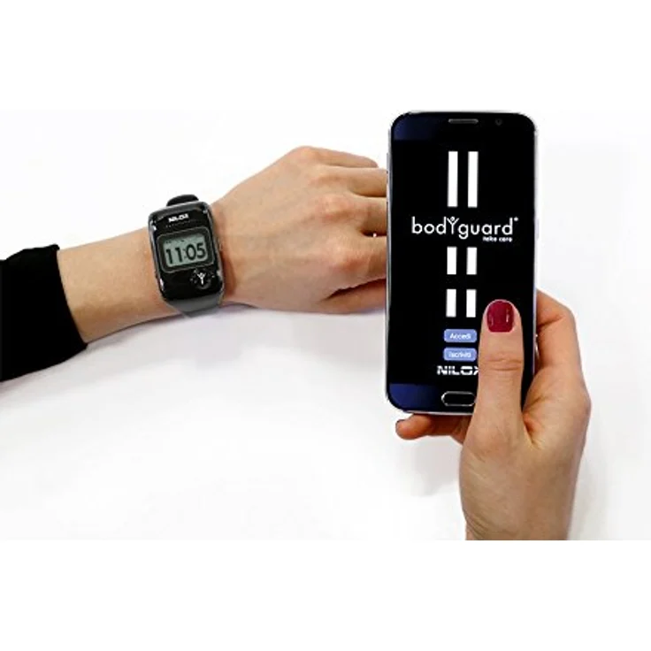 Nilox Bodyguard Smartwatch Schwarz – Bild 4