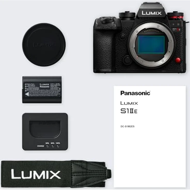 Panasonic LUMIX S1IIE, Vollformat Kamera 24MP, 6K 30p Open Gate Video, Active I.S., L-Mount, DC-S1M2ESE – Bild 2