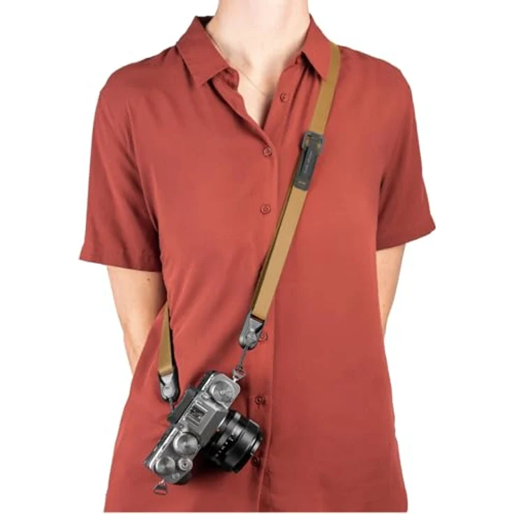 Peak Design Leash Coyote (Beige), 4in1-Kameragurt für kleine SLR- und Systemkameras – Bild 4