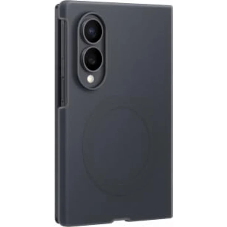 Samsung Galaxy Z Fold8 Silicone Magnet Case - Griffige Silikonhülle mit integriertem Magnet und Anti-reflecting Film, Graphit – Bild 3