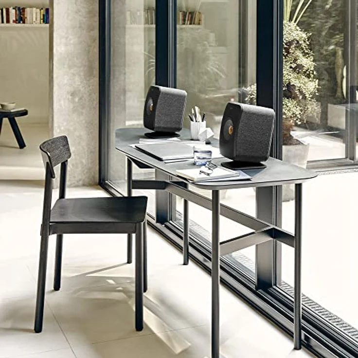 KEF LSX II - WLAN Regallautsprecher, Schwarz | Aktivlautsprecher |PC | TV | Monitor | Bluetooth – Bild 5