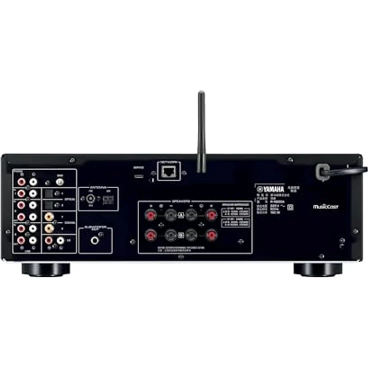 Yamaha R-N600A Network Receiver - schwarz - modernste ToP-Art-Struktur und Pure Direct-Modus - MusicCast - Sabre ES9010K2M 384 kHz, 32-Bit-DAC – Bild 3