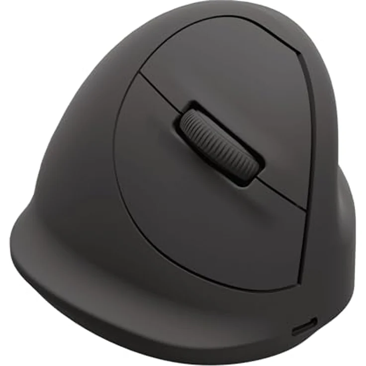 Fellowes Breyta Plus+ Ergonomische Maus, Kabellos und Kabelgebunden, Schwarz, für Rechtshänder – Bild 1