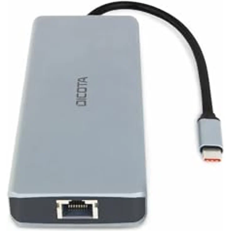 Dicota D32065 USB-C 13-in-1 Hub, Docking Station mit 4K HDMI/DP und 100W Power Delivery, Silber – Bild 6
