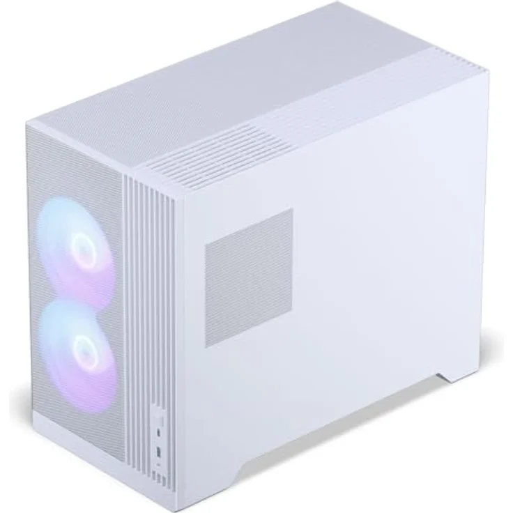Phanteks XT M3 RGB Mini-Tower PC-Gehäuse Weiss, unterstützt mATX und Mini-ITX Mainboards, bis zu 9 Lüfter, Sichtfenster – Bild 4