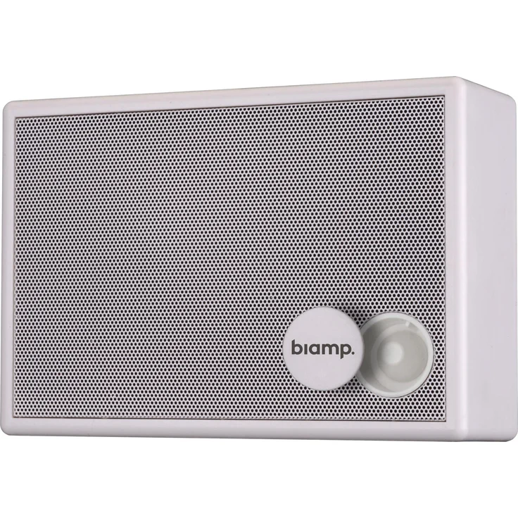 Biamp SM6V-W, Passiver PA Lautsprecher mit 5-Zoll-Papwoofer und 100-Volt-Netztransformator, Weiss