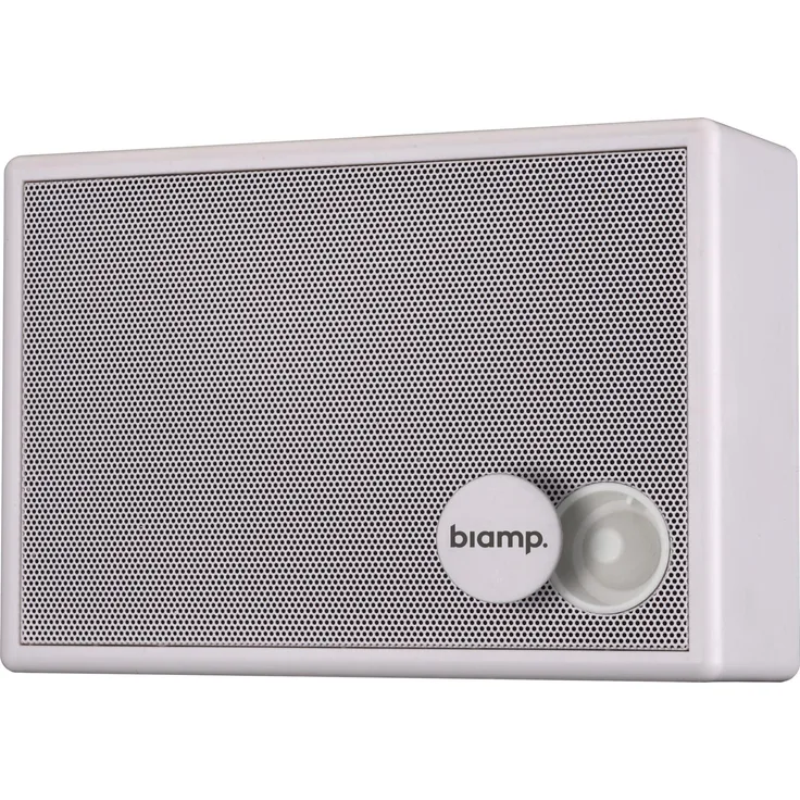 Biamp SM6V-W, Passiver PA Lautsprecher mit 5-Zoll-Papwoofer und 100-Volt-Netztransformator, Weiss