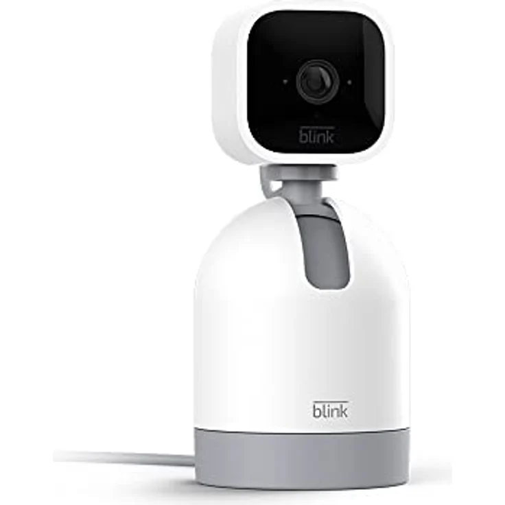 Blink Mini Pan-Tilt Camera | Bewegliche Plug-in-Überwachungskamera für den Innenbereich, Zwei-Wege-Audio, HD-Video, Bewegungserfassung, Funktioniert mit Alexa (weiß) – Bild 1