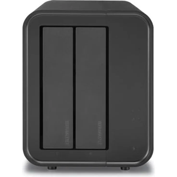 TerraMaster D2-320, 2-Bay USB3.2 RAID-DAS mit 10 Gbit/s, bis zu 44TB, werkzeuglose Installation, Push-Lock-Design