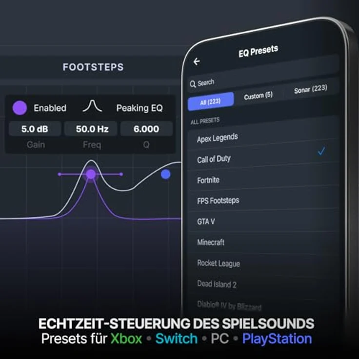 SteelSeries Arctis Nova 7X Wireless Gen 2, Gaming-Headset für Xbox mit Echtzeit-App-Steuerung, über 50 Std. Akkulaufzeit, 2,4 GHz/Bluetooth, PC, PS5, PS4, Switch, Mobilgeräte – Bild 3