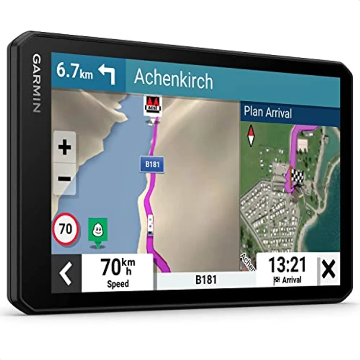 Garmin CamperCam 795 EU MT-D, 7 Zoll GPS-Navigationsgerät mit integrierter DashCam, fahrzeugspezifischer Routenführung und Europakarten – Bild 1