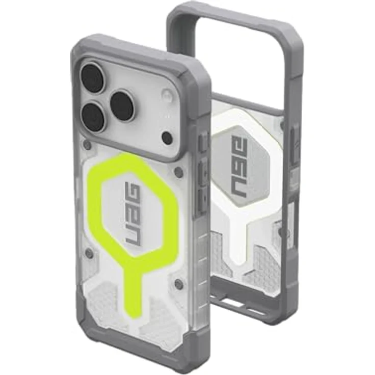 UAG Pathfinder MagSafe Hülle für Apple iPhone 17 Pro, transparente Schutzhülle in Gelb, stoßfest – Bild 1