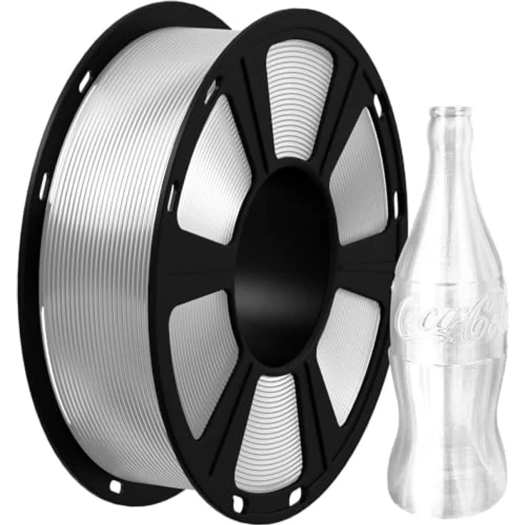 GEEETECH Transparent PLA HS 1,75mm Filament, High Speed für 0-600 mm/s Hochgeschwindigkeitsdruck, 1kg Spule – Bild 2