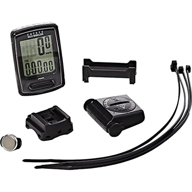 CatEye Velo Wireless-CC-VT230W Fahrradcomputer, Schwarz – Bild 3