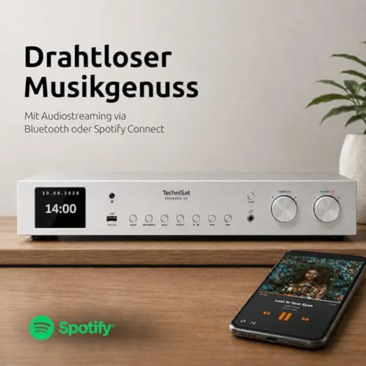 TechniSat DIGITRADIO 143 (V3), Hi-Fi-Komponente mit DAB+ und Internetradio-Funktionalität, USB-Abspielmöglichkeiten – Bild 7