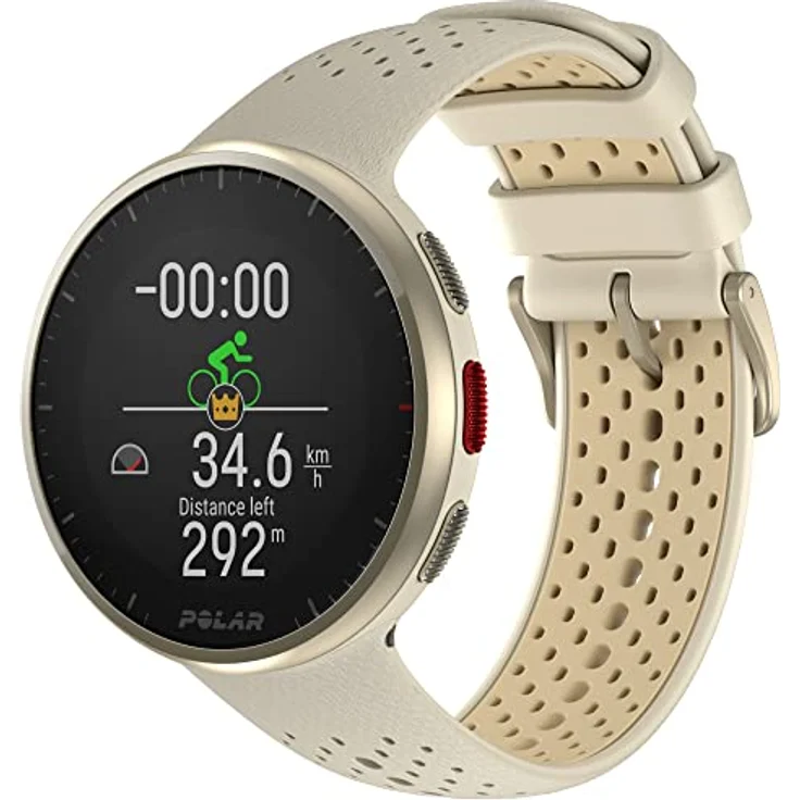 Polar Pacer Pro (45 mm, Kunststoff, S, M/L), Sportuhr + Smartwatch in Schwarz – Bild 1