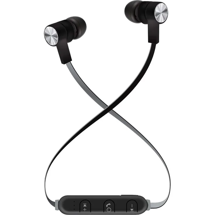 Maxell Bass 13, kabelloser In-Ear Bluetooth-Kopfhörer mit 20 Stunden Akkulaufzeit, schwarz