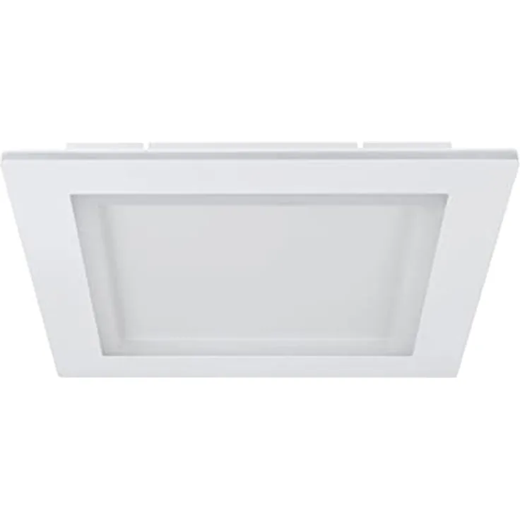 EGLO connect.z Smart Home LED Deckenleuchte Padrogiano-Z, ZigBee, App und Sprachsteuerung Alexa, dimmbar, RGB, 45 x 45 cm, Weiß