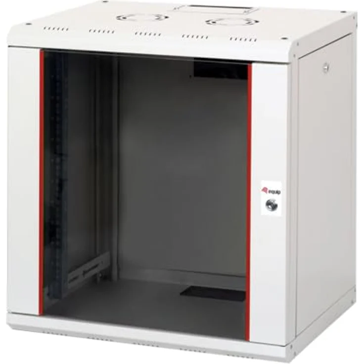Equip Serverschrank 19" 12U 600x450mm Glastür grau - Optimale Leistung in jedem Raum – Bild 1