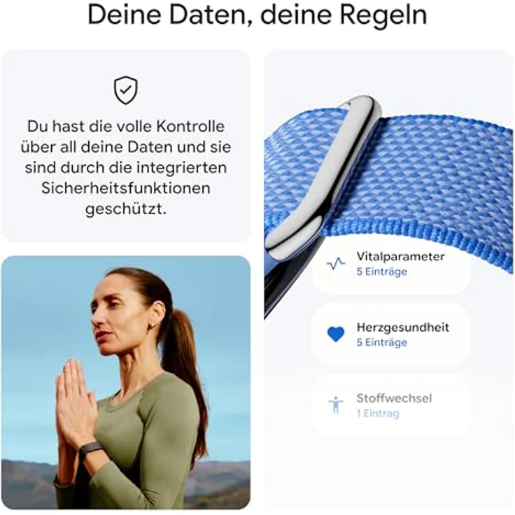 Google Fitbit Air - Fog, Fitness-Tracker mit 24/7 Aktivitäts- und Schlaftracking, personalisiertem Gesundheitscoaching und bis zu 7 Tagen Akkulaufzeit – Bild 10