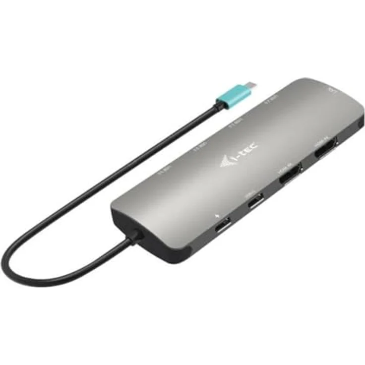 iTEC Nanodock Usb C Pd100 Laptop-ladegerät One Size, bis zu zwei externe Monitore unterstützt, Metallgehäuse – Bild 2