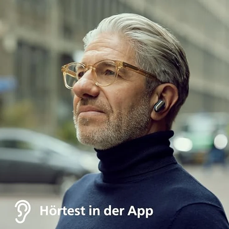 Philips TAT6908BK True Wireless Kopfhörer | In-Ear-Bluetooth-Ohrhörer | IPX4 Spritzwasserschutz | 28 Stunden Wiedergabe mit Ladetasche | 4 Silikon-Ohrstöpselgrößen | Mikrofon | USB-C-Kabel | Schwarz – Bild 5