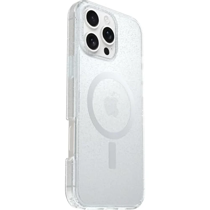OtterBox Symmetry Series Clear MagSafe transparente Hülle für iPhone 16 Pro Max, stoßfest, sturzsicher, 3X getestet nach Militärstandard, Stardust – Bild 4