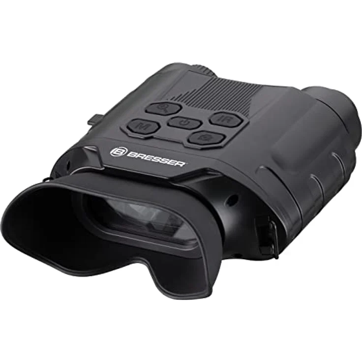 Bresser Nachtsichtgerät Explorer 130 digital und binokular mit großem Display und bis zu 10,5-facher Vergrößerung für Vogelbeobachtung, Camping, Jagd – Bild 4