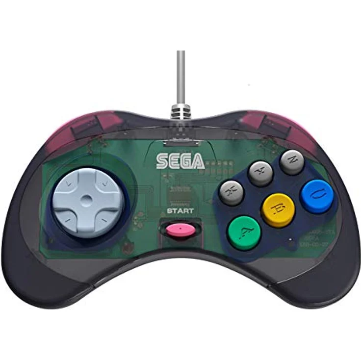 Retro-Bit Official SEGA Saturn Control Pad USB - Slate Grey – Bild 4