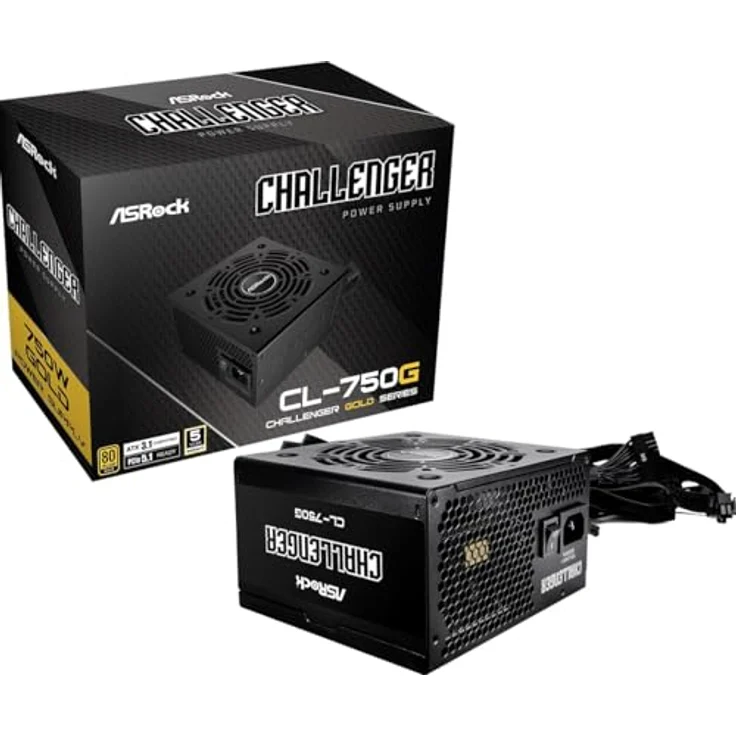 ASRock Netzteil PG-1000G, 1000W, 80 Plus Gold/A, modular, 10-jährige Garantie – Bild 3
