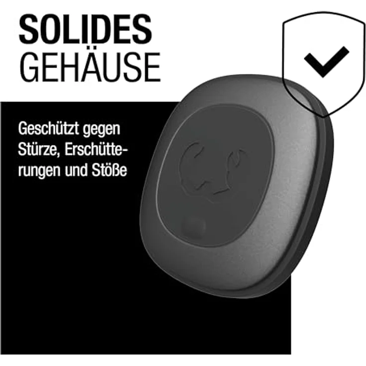 Fresh 'n Rebel Smart Finder - Funktioniert mit Apple Wo Ist? (IOS), Schlüsselfinder mit Lautsprecher, Smart Tag, IP67 Staub- und wasserdicht, Unterstützt Lost Mode, Austauschbare Akku (Storm Grey) – Bild 4