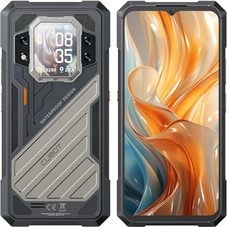 Cubot Kingkong X PRO 5G, Smartphone mit 6,72" FHD+ 144Hz Display, 24GB RAM, 256GB ROM, 100 MP Kamera, 10200mAh Akku, Android 14, Schwarz – Bild 2