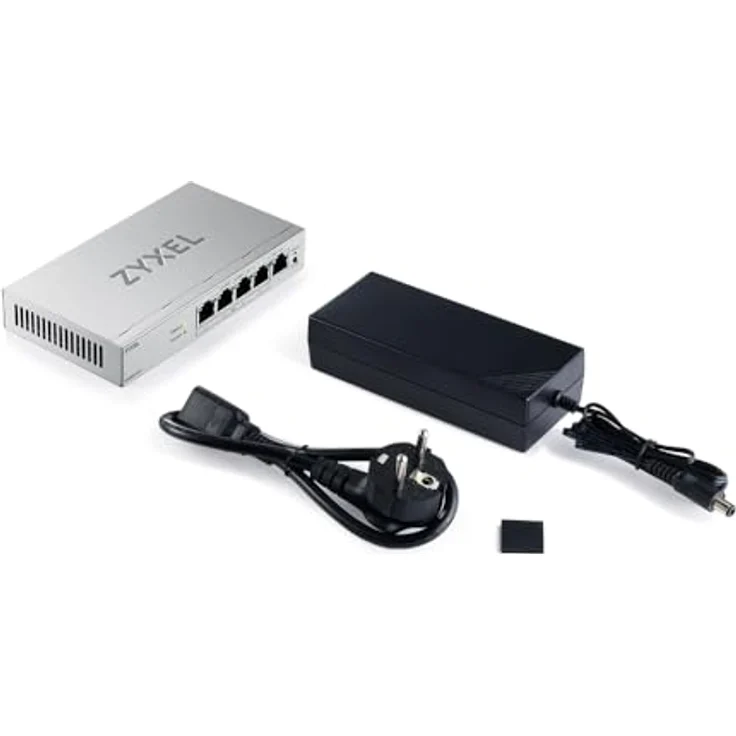 Zyxel GS1200-5HPV3, 5-Port Gigabit PoE+ Switch, smart managed, grau – Bild 2