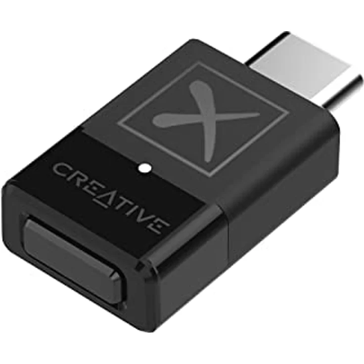 Creative BT-W3X Smart Bluetooth 5.3 Audio Transmitter mit aptX HD, High-Definition 24-Bit/48 kHz Audio, Geräteumschaltfunktion, Funktioniert mit PC/Mac/Spielkonsolen – Bild 1